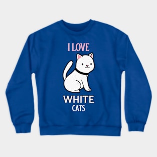 WHITE CAT Crewneck Sweatshirt